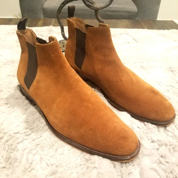 Aldo | Shoes | Mens Aldo Coffee Brown Suede Boots Size 1  display picture 2